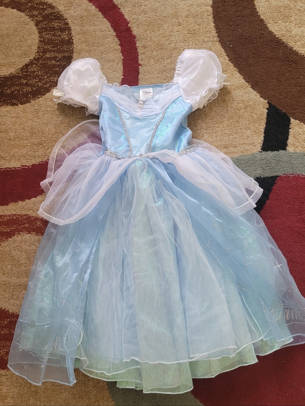 Disney Cinderella Princess Tulle Costume Dress for Kids Size 5/6